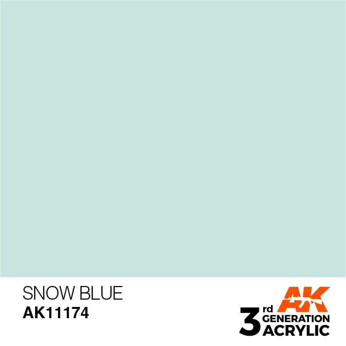 AK Interactive 3rd Gen Snow Blue 17ml - Hobby Heaven