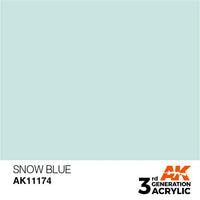 AK Interactive 3rd Gen Snow Blue 17ml - Hobby Heaven
