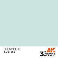 AK Interactive 3rd Gen Snow Blue 17ml - Hobby Heaven