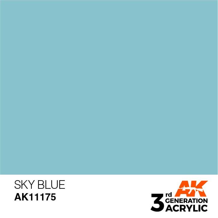 AK Interactive 3rd Gen Sky Blue 17ml - Hobby Heaven