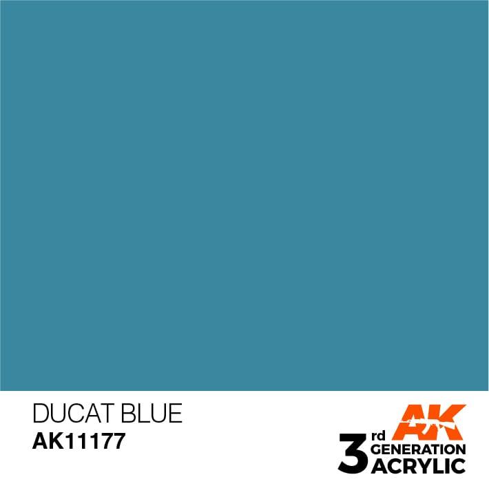 AK Interactive 3rd Gen Ducat Blue 17ml - Hobby Heaven