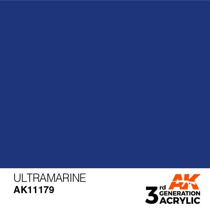AK Interactive 3rd Gen Ultramarine 17ml - Hobby Heaven