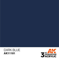 AK Interactive 3rd Gen Dark Blue 17ml - Hobby Heaven