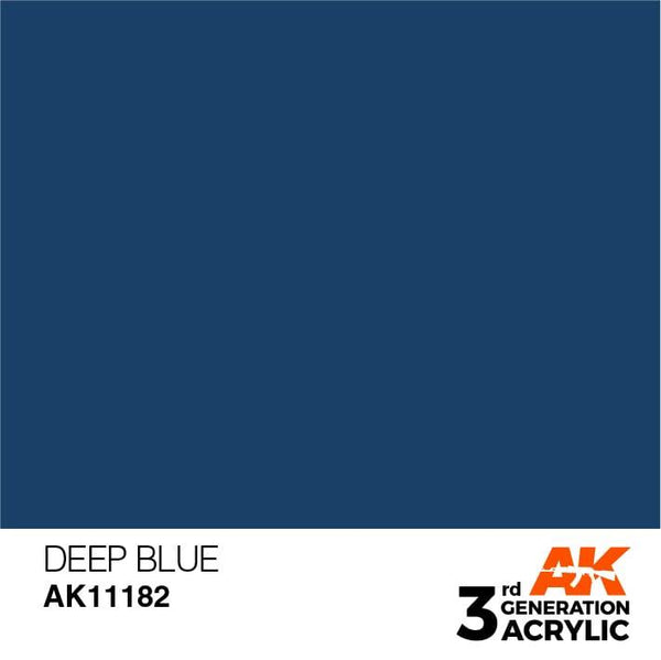 AK Interactive 3rd Gen Deep Blue 17ml - Hobby Heaven