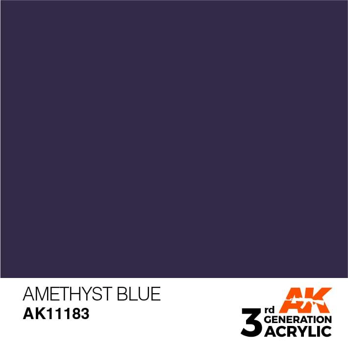 AK Interactive 3rd Gen Amethyst Blue 17ml - Hobby Heaven