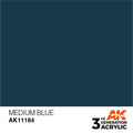 AK Interactive 3rd Gen Medium Blue 17ml - Hobby Heaven