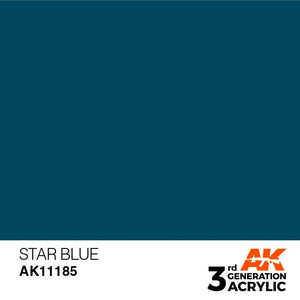AK Interactive 3rd Gen Star Blue 17ml - Hobby Heaven