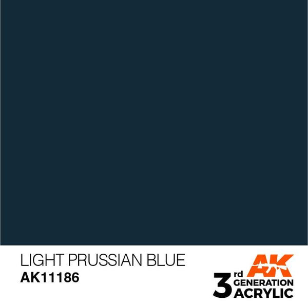 AK Interactive 3rd Gen Light Prussian Blue 17ml - Hobby Heaven