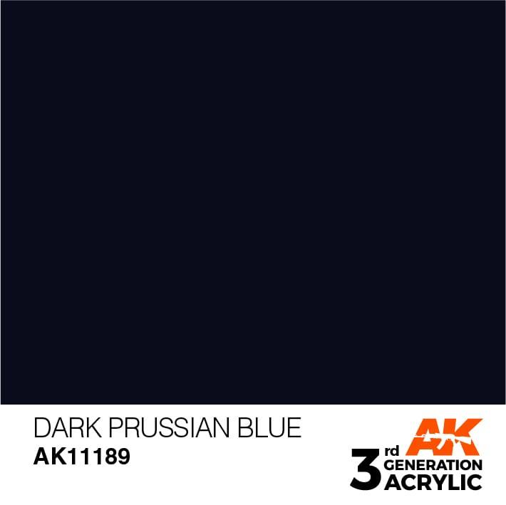 AK Interactive 3rd Gen Dark Prussian Blue 17ml - Hobby Heaven