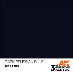 AK Interactive 3rd Gen Dark Prussian Blue 17ml - Hobby Heaven