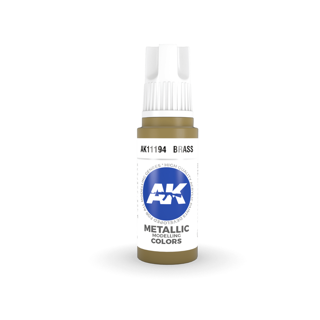 AK Interactive 3rd Gen Brass 17ml - Hobby Heaven