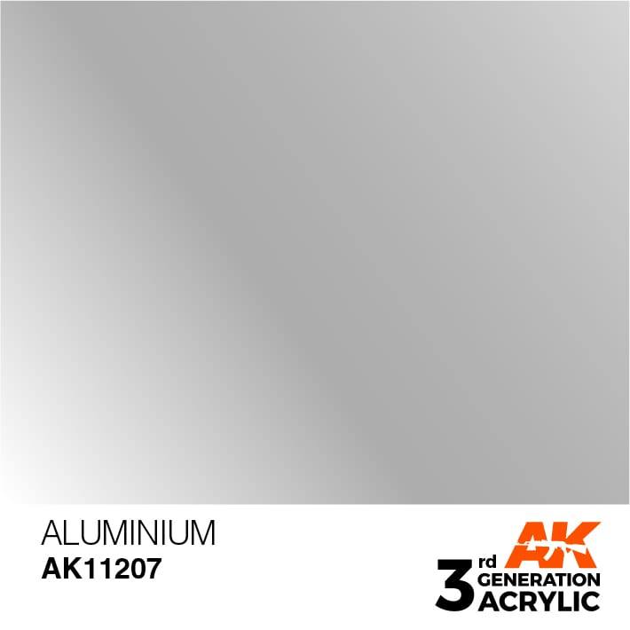 AK Interactive 3rd Gen Aluminium 17ml - Hobby Heaven