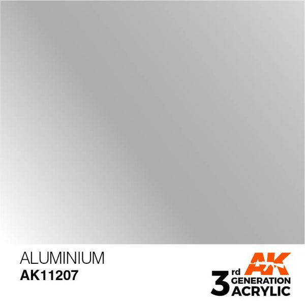 AK Interactive 3rd Gen Aluminium 17ml - Hobby Heaven