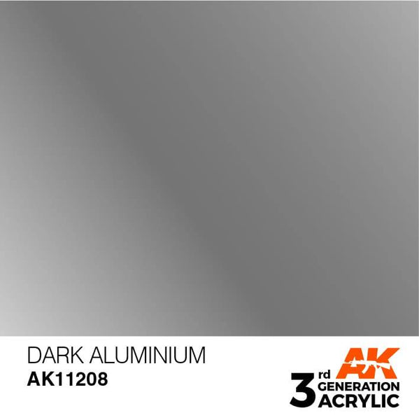 AK Interactive 3rd Gen Dark Aluminium 17ml - Hobby Heaven