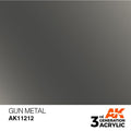 AK Interactive 3rd Gen Gun Metal 17ml - Hobby Heaven