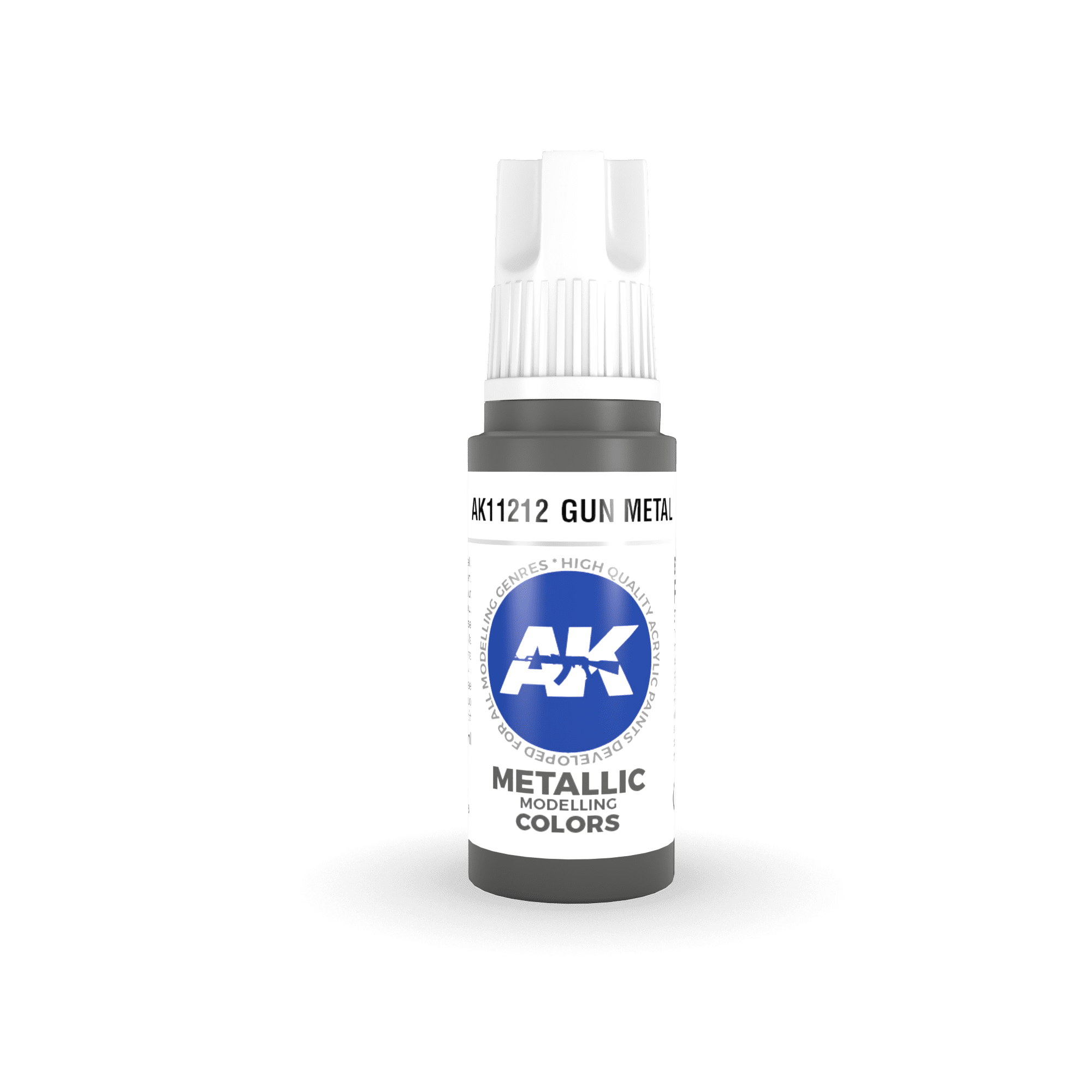 AK Interactive 3rd Gen Gun Metal 17ml - Hobby Heaven