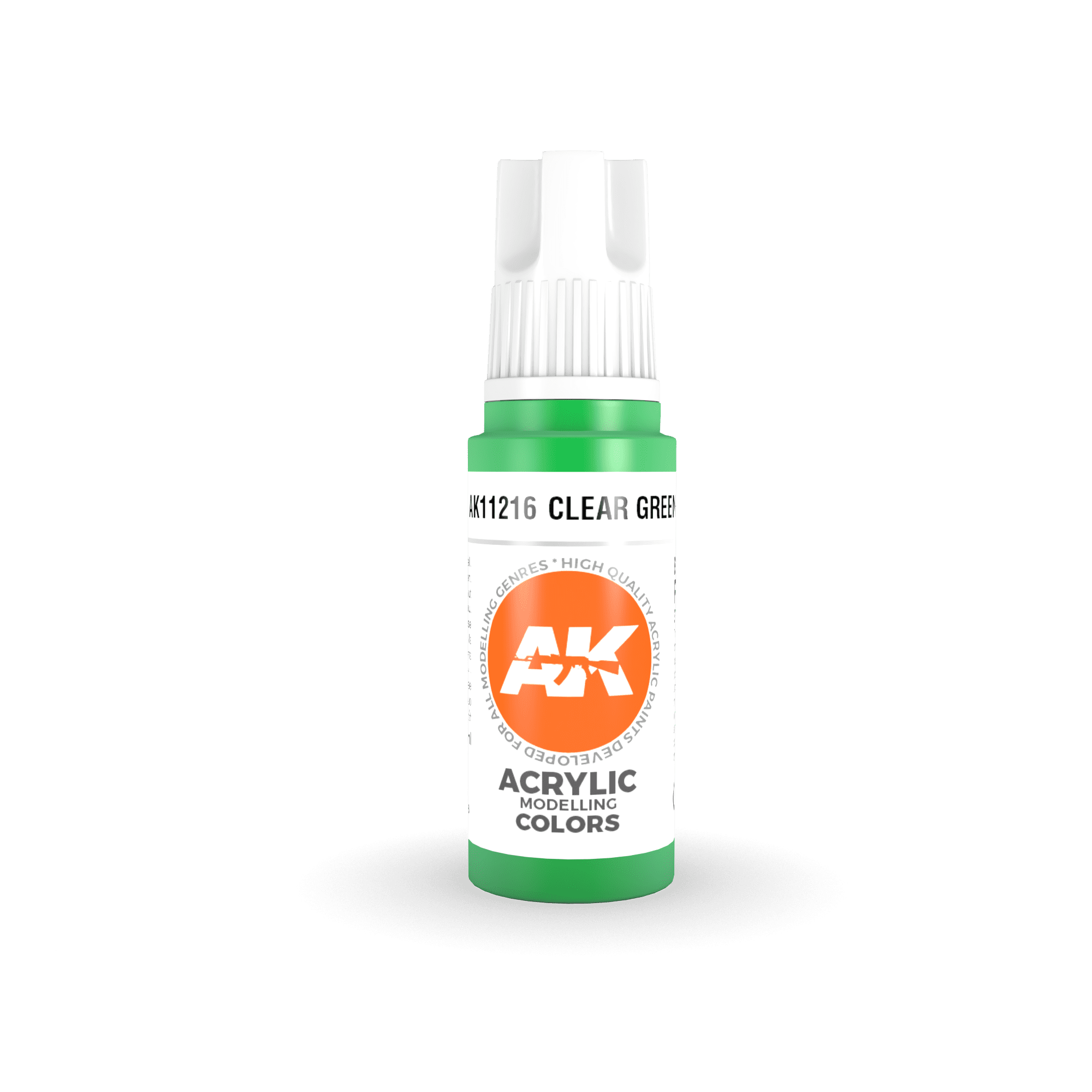 AK Interactive 3rd Gen Clear Green 17ml - Hobby Heaven
