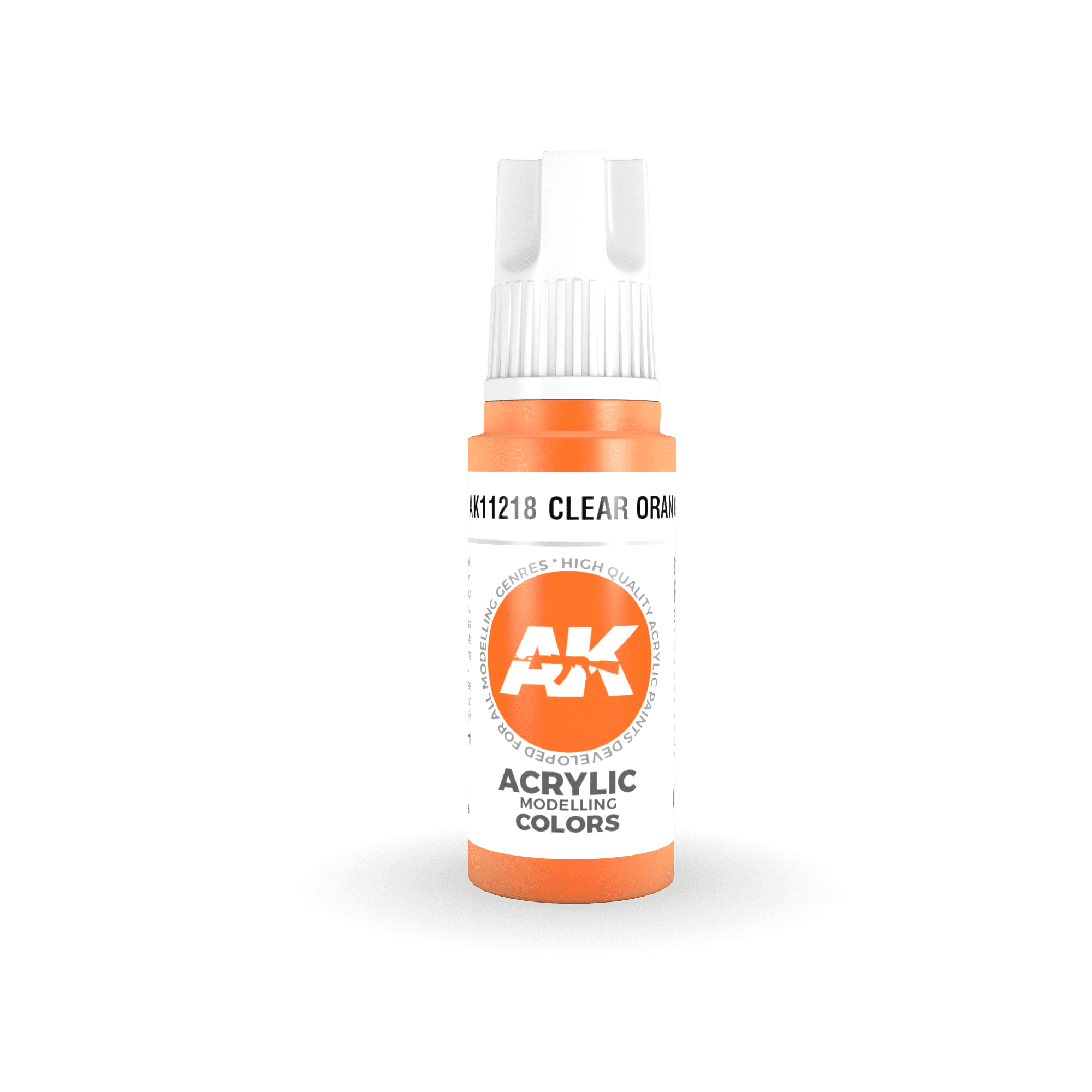 AK Interactive 3rd Gen Clear Orange 17ml - Hobby Heaven
