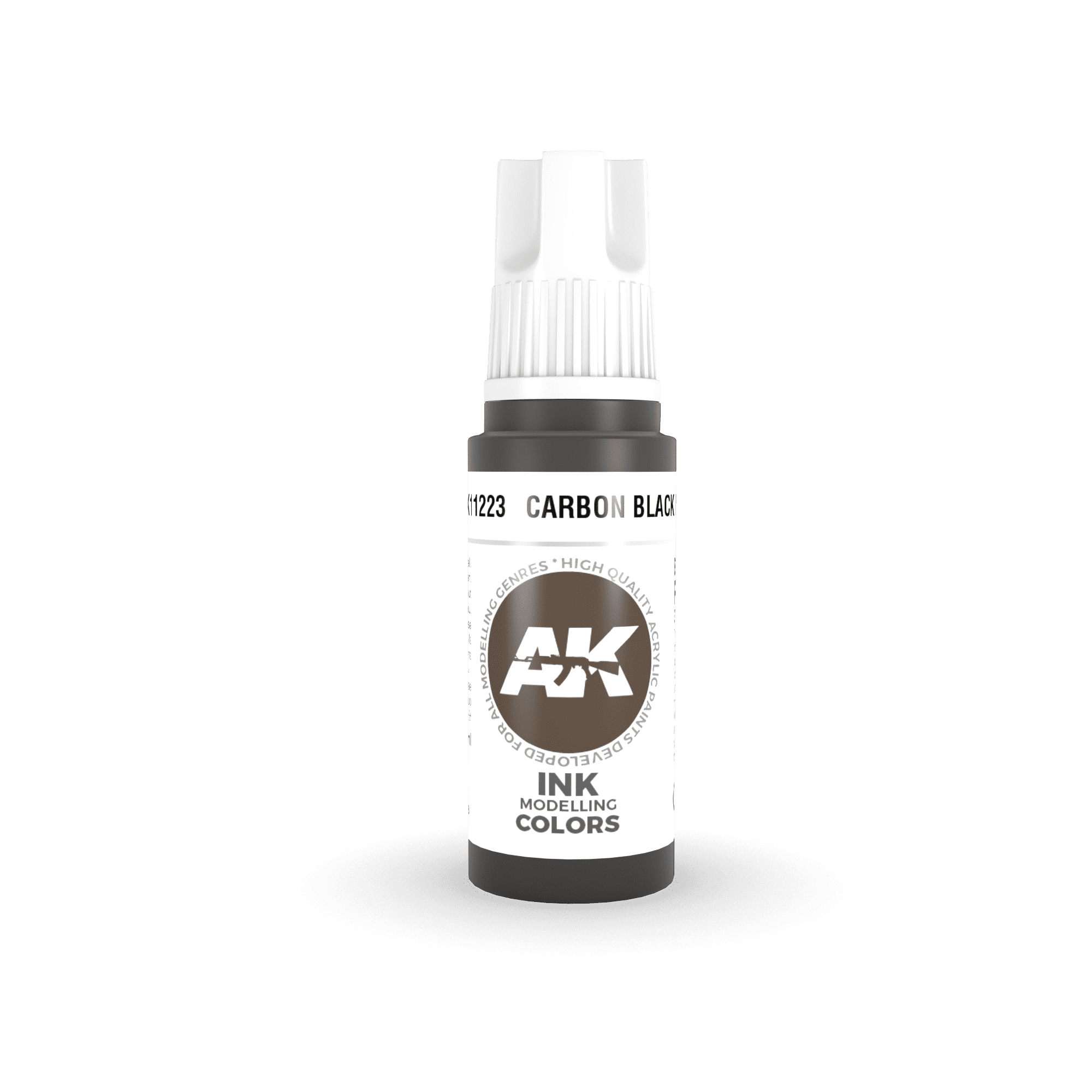 AK Interactive 3rd Gen Carbon Black INK 17ml - Hobby Heaven
