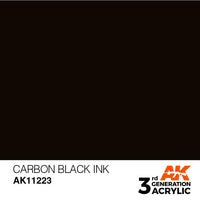 AK Interactive 3rd Gen Carbon Black INK 17ml - Hobby Heaven
