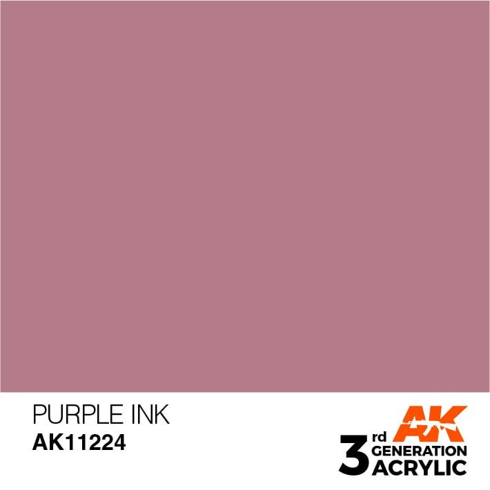 AK Interactive 3rd Gen Purple INK 17ml - Hobby Heaven