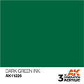 AK Interactive 3rd Gen Dark Green INK 17ml - Hobby Heaven