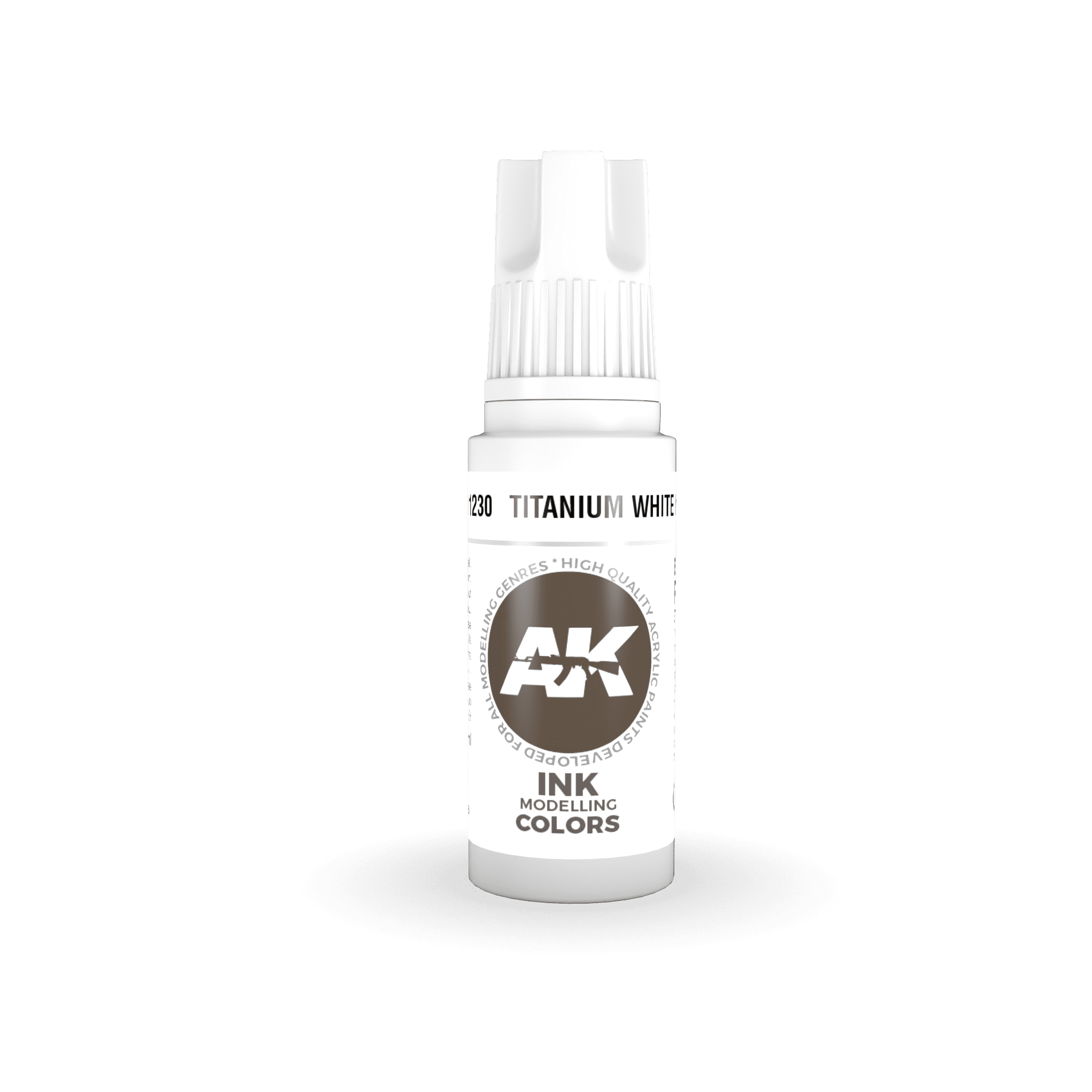 AK Interactive 3rd Gen Titanium White INK 17ml - Hobby Heaven