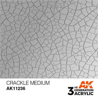 AK Interactive 3rd Gen Crackle Medium 17ml - Hobby Heaven
