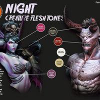 AK Interactive Night Creatures Flesh Tone Paints Set - Hobby Heaven