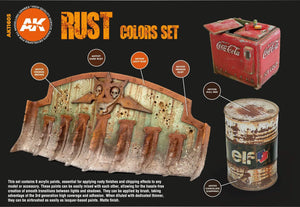 AK Interactive Rust Paints Set - Hobby Heaven