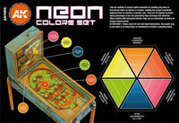 AK Interactive Neon Colors Paints Set - Hobby Heaven
