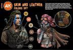 AK Interactive Skin and Leather Colors Paints Set - Hobby Heaven
