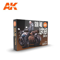 AK Interactive Skin and Leather Colors Paints Set - Hobby Heaven