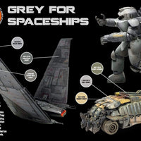 AK Interactive Grey Spaceships Paints Set - Hobby Heaven