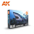 AK Interactive Blue Uniform Colors Paints Set 3rd Gen - Hobby Heaven