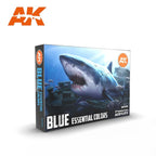 AK Interactive Blue Uniform Colors Paints Set 3rd Gen - Hobby Heaven