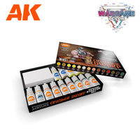 AK Interactive Crusher Dwarf Wargame Starter Paints Set AK11769 - Hobby Heaven
