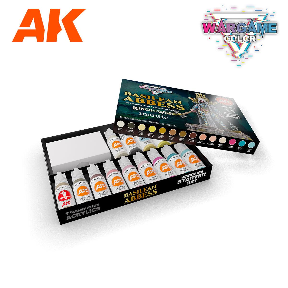 AK Interactive Basilean Abbess Wargame Starter Paints Set AK11770 - Hobby Heaven