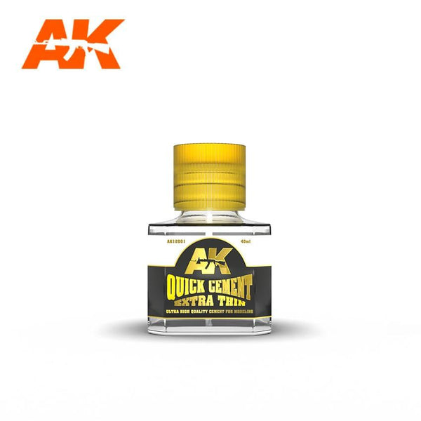 AK Interactive Quick Cement Extra Thin Glue AK12001 - Hobby Heaven