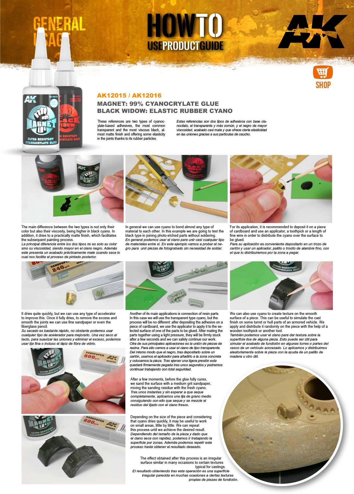 AK Interactive Magnet Cyanoacrylate Glue 20g AK12015 - Hobby Heaven