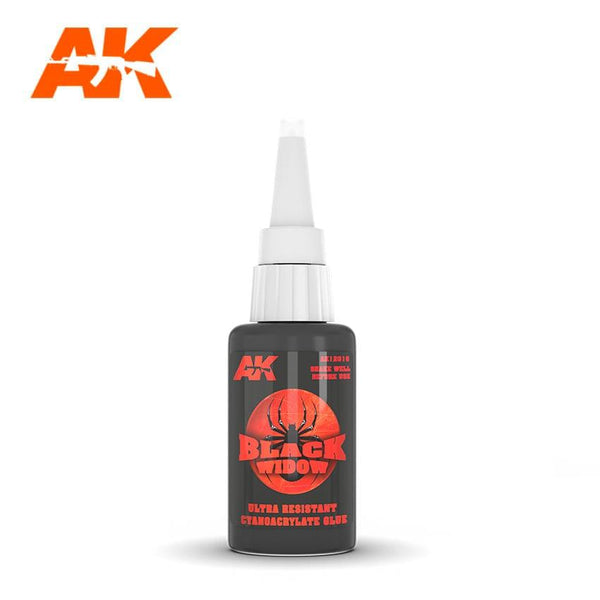 AK Interactive Black Widow Cyanoacrylate Glue 20g AK12016 - Hobby Heaven