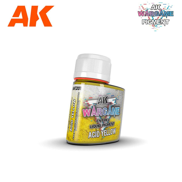 Ak Interactive Acid Yellow 35ml Enamel Liquid Pigment Wargame Series AK1201 - Hobby Heaven