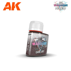 Ak Interactive Dark Grit 35ml Enamel Liquid Pigment Wargame Series AK1211 - Hobby Heaven