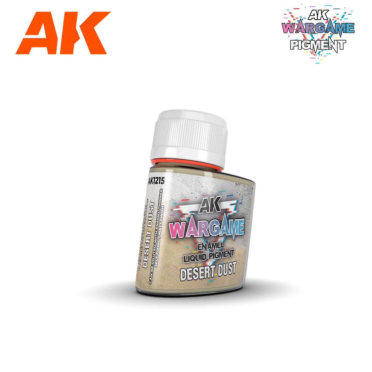 Ak Interactive Desert Rust 35ml Enamel Liquid Pigment Wargame Series AK1215 - Hobby Heaven