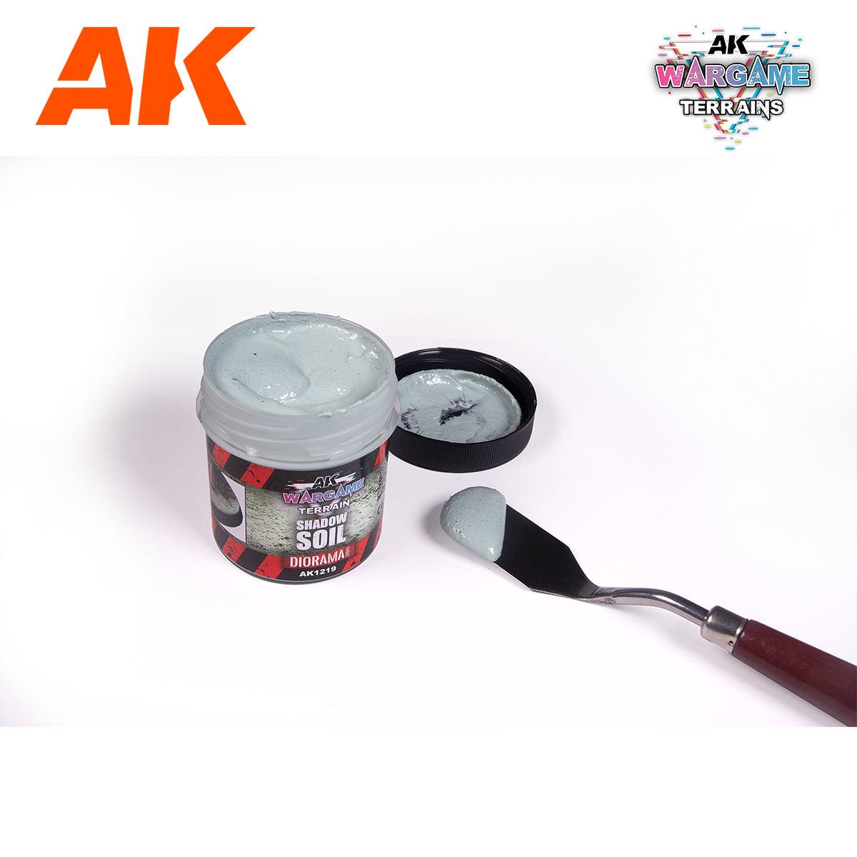 AK Interactive Battle Ground Terrains Shadow Soil 100ml. AK1219 - Hobby Heaven