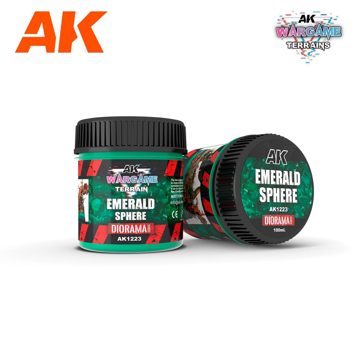 AK Interactive Battle Ground Terrains Emerald Sphere 100ml AK1223 - Hobby Heaven