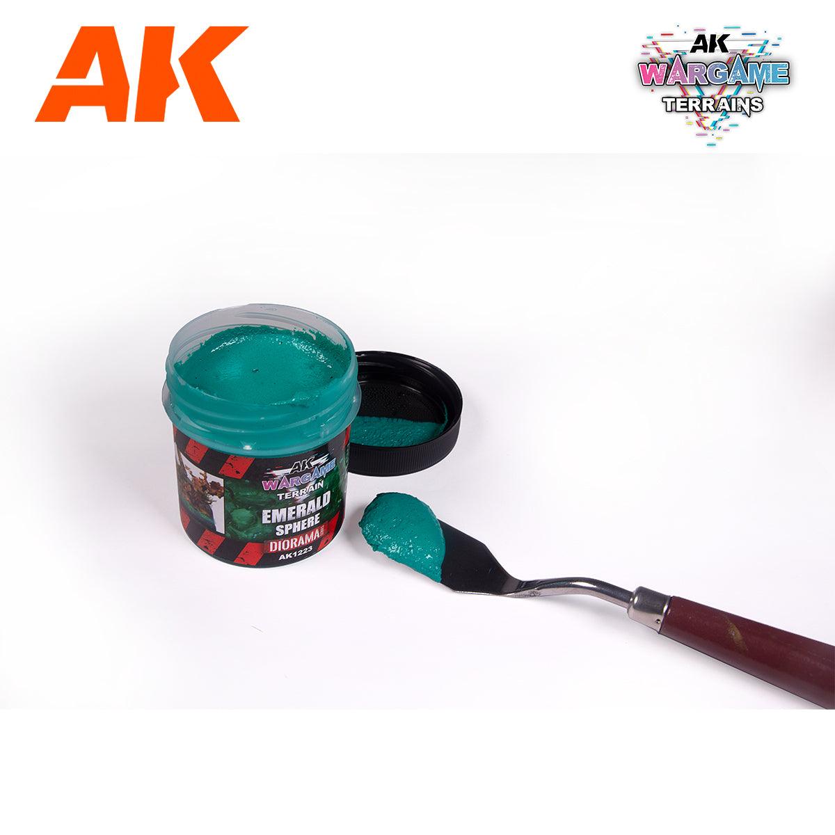 AK Interactive Battle Ground Terrains Emerald Sphere 100ml AK1223 - Hobby Heaven