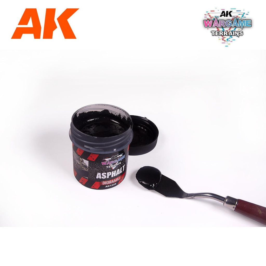 AK Interactive Battle Ground Terrains Asphalt 100ml AK1228 - Hobby Heaven