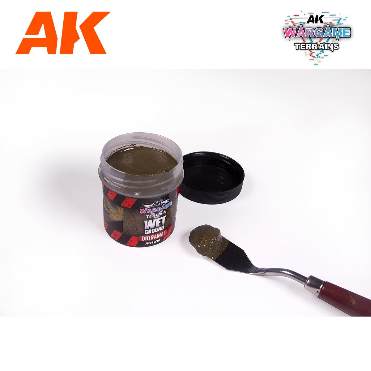 AK Interactive Battle Ground Terrains Wet Ground 100ml AK1230 - Hobby Heaven