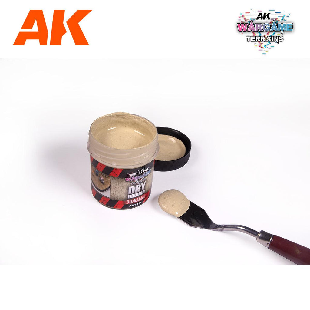 AK Interactive Battle Ground Terrains Dry Ground 100ml AK1231 - Hobby Heaven